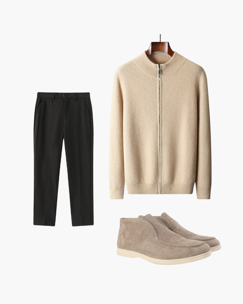 Winter-Outfit 3 – Kaffee-Spaziergang