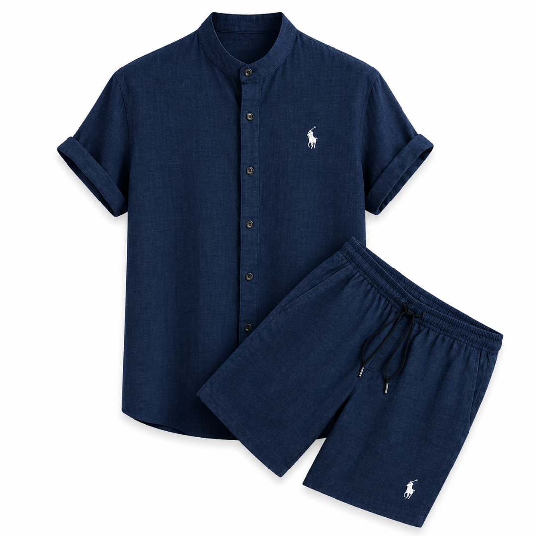 [BUY A SHIRT, GET SHORTS FOR FREE] Linen Set for Men