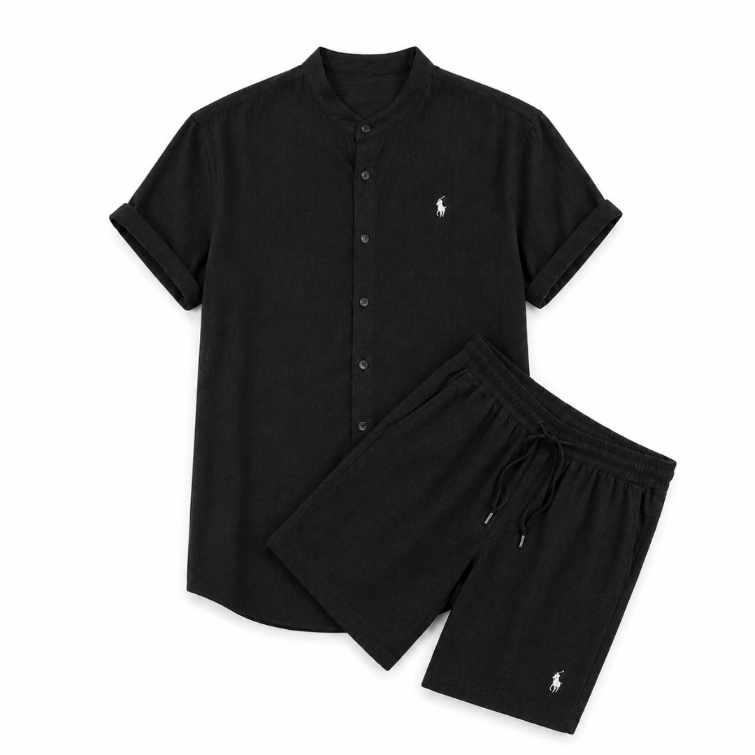 [BUY A SHIRT, GET SHORTS FOR FREE] Linen Set for Men