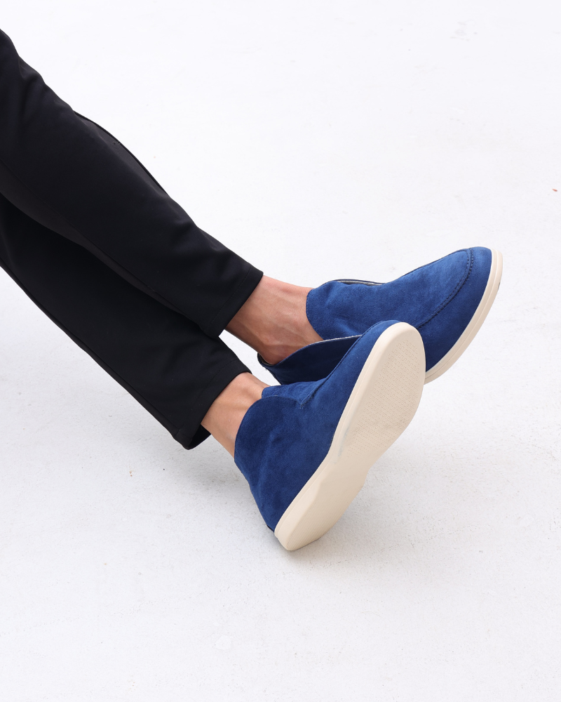 Elowa Hohe Wildleder-Loafer