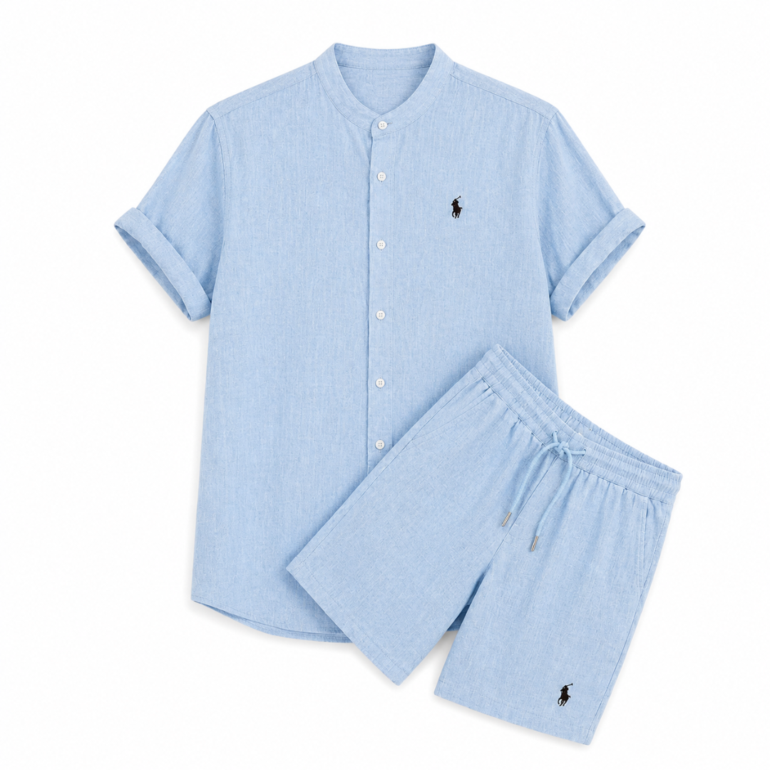 [BUY A SHIRT, GET SHORTS FOR FREE] Linen Set for Men