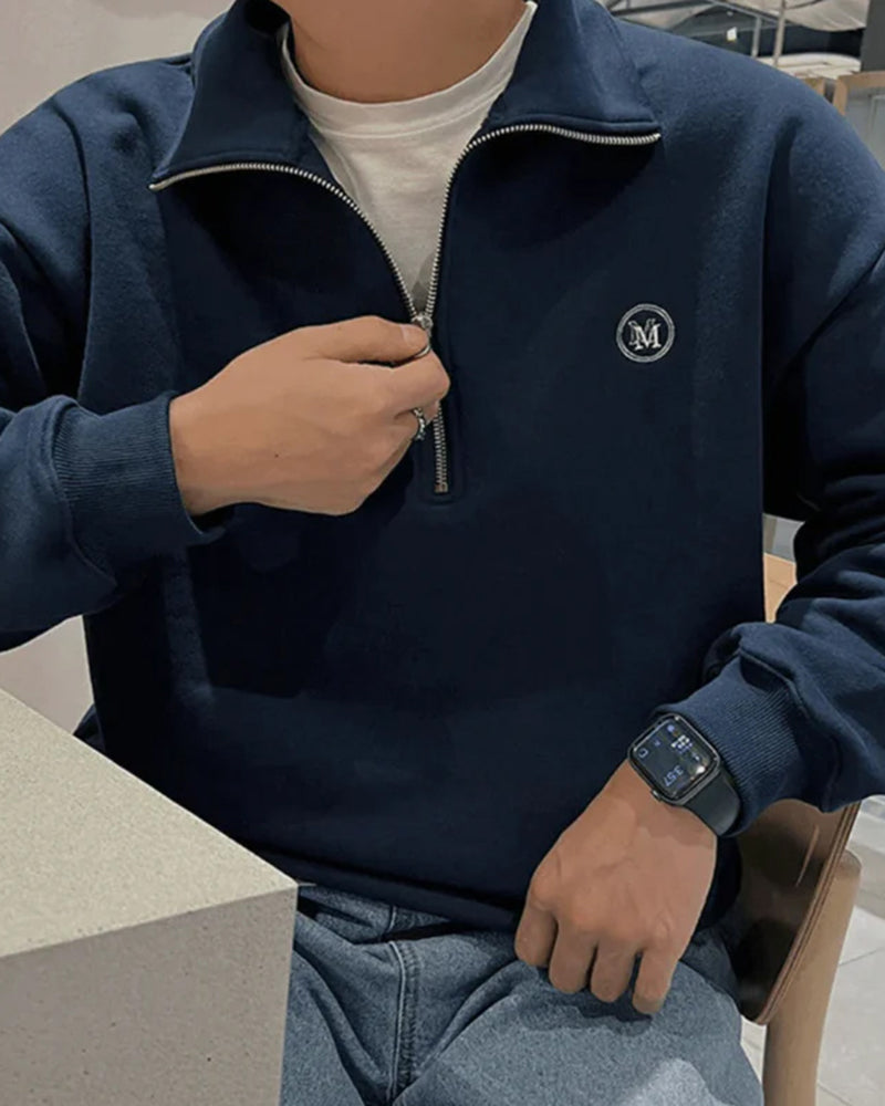 Miami Baumwoll-Zip-Pullover