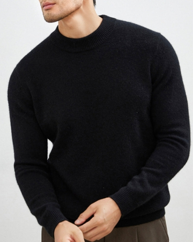 Edler Herbst-Rollkragenpullover