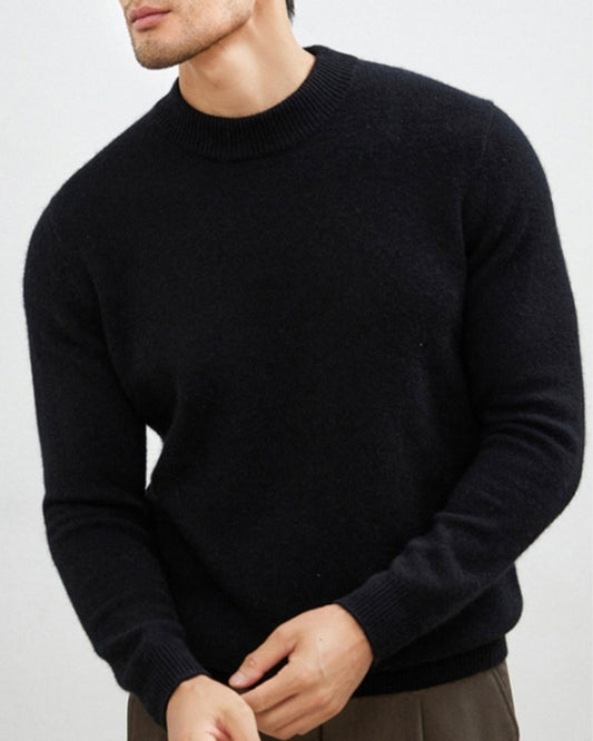 Edler Herbst-Rollkragenpullover
