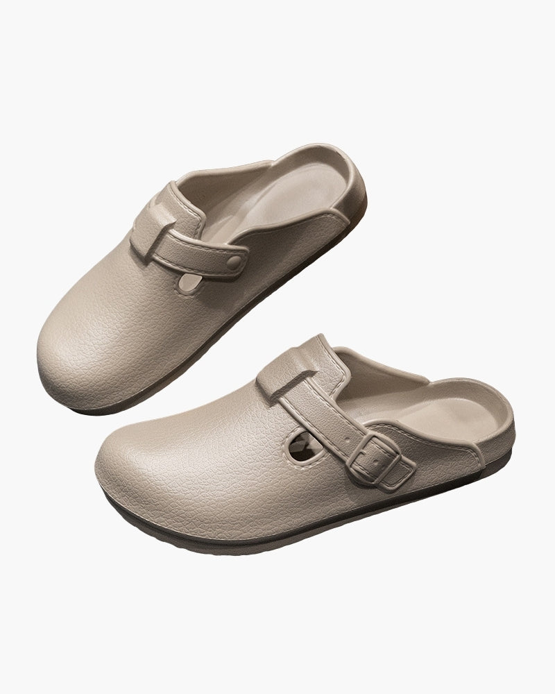 Klassische Wasserdichte Schnallen-Clogs