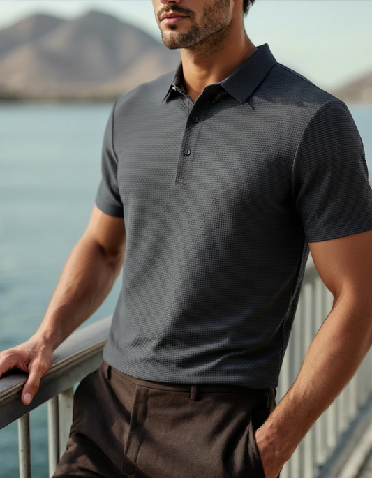 Prestigio Elowa Silk Polo (Anti-Wrinkle)