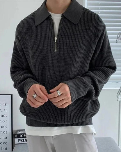 Cesare Elowa Half Zip Sweater
